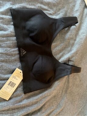 adidas Black Low-Impact Seamless Sports Bra